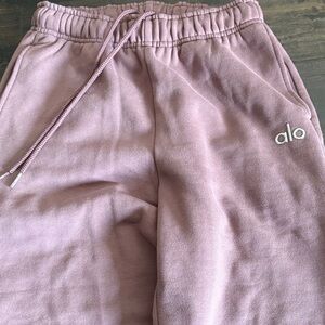 ALO Yoga Kids Mauve Drawstring Sweatpants